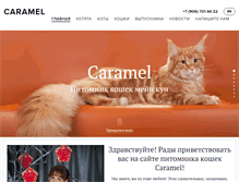 Tablet Screenshot of caramelcat.ru